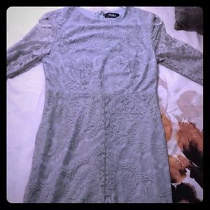 Lulu grey lace dress